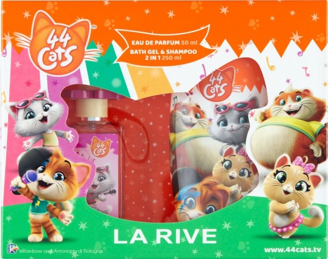 Дитячий подарунковий набір La Rive 44 Cats Milady Туалетна вода 50 мл + Гель для душу 250 мл фото