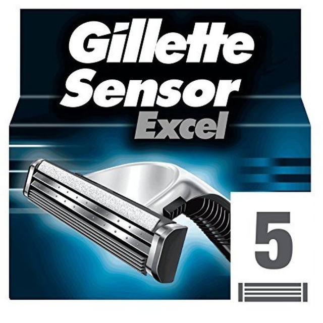 Змінні касети для гоління Gillette Sensor Excel 5 шт. фото