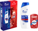 Подарочный набор Шампунь Head&Shoulders против перхоти 330 мл + Твердый дезодорант Old Spice Whitewater 50 мл  фото 1