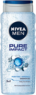 Гель для душу NIVEA MEN Pure Impact 500 мл фото