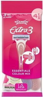 Бритва Wilkinson Sword Extra3 Beauty Essentials 4 шт фото
