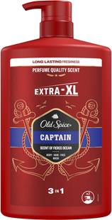 Гель для душа + шампунь Old Spice 3-в-1 Captain 1000 мл фото