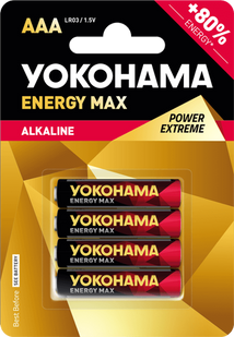 Батарейки Yokohama alkaline Energy Max AAA LR3 фото