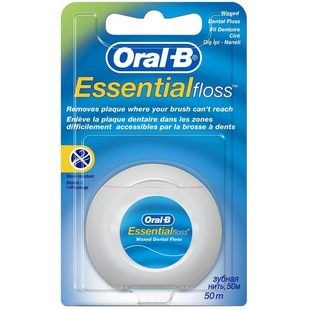 Зубна нитка Oral-B Essential М`ятна 50м фото