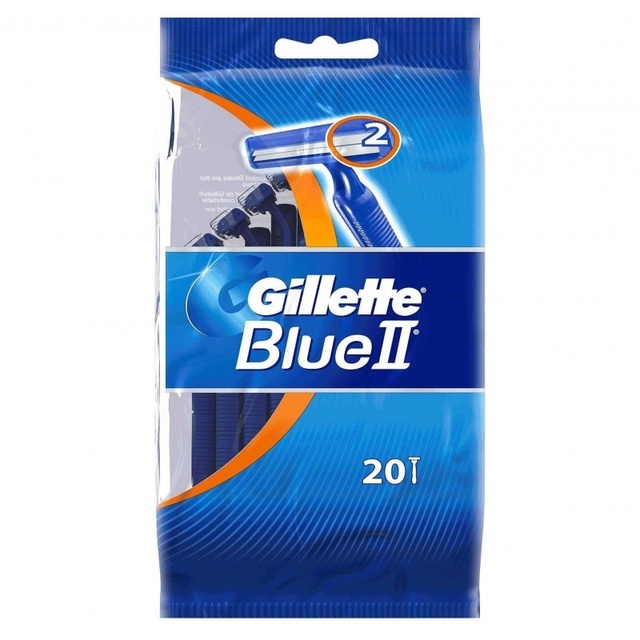 Станки для гоління Gillette Blue II 20 шт фото