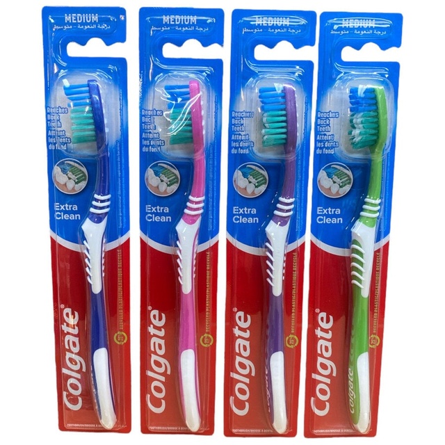 Зубна щітка Colgate Extra Clean, середня жорсткість фото