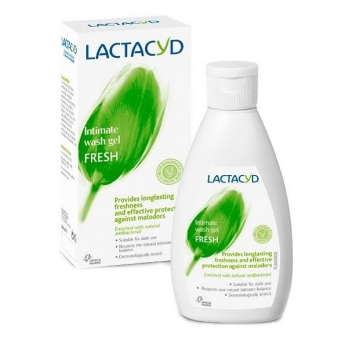 Гель для интимной гигиены Lactacyd Fresh з дозатором, 200 мл фото