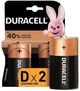 Лужні батарейки Duracell D (LR20) MN1300, фото