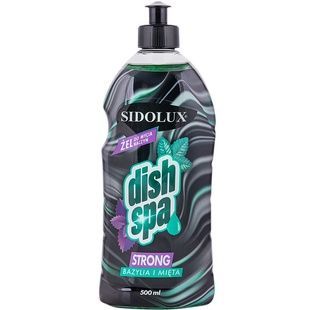 Гель для миття посуду SIDOLUX Dish Spa Strong Базилік та мята 500мл фото
