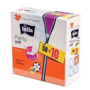 Ежедневные гигиенические прокладки Bella Panty Soft Deo Fresh 50+10 шт фото