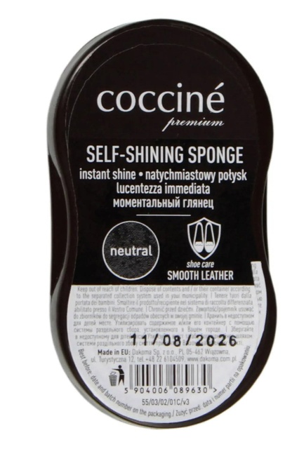 Губка для взуття Coccine Self-Shining Sponge MINI Нейтральний фото