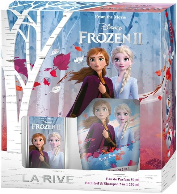 Набір для дітей La Rive Frozen II Парфумована вода 50 мл + Гель для душа 250 мл фото