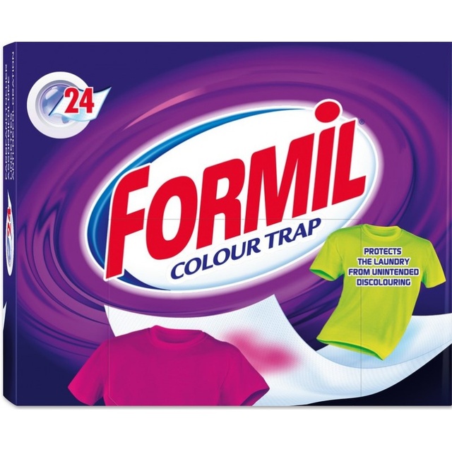 Активні серветки для прання Formil Colour 24 шт фото