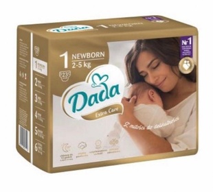Підгузки Dada Extra Care 1 для новонароджених 2-5 кг 23 шт. фото
