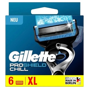Змінні касети для гоління Gillette  ProShield Chill, 6 шт фото