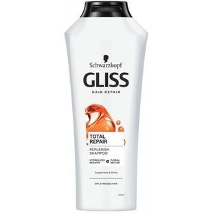 Шампунь Gliss Total Repair для сухих и поврежденных волос 400 мл фото