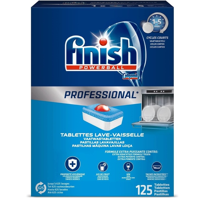 Таблетки для посудомийної машини Finish Powerball Professional 125шт фото