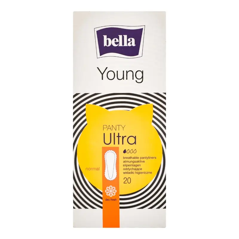 Прокладки гигиенические ежедневные Bella Panty ultra Young yellow 20 шт фото