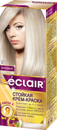 Крем-фарба для волосся ECLAIR Omega-9 №9,1 Попелястий фото