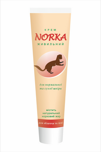 Живильний крем для обличчя та шиї Fitodoctor Norka (Норка) для сухої та нормальної шкіри 44 г фото