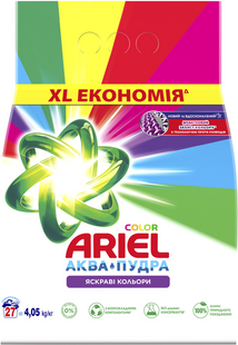 Пральний порошок Ariel Аква-Пудра Color 4.05 кг фото