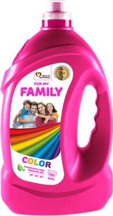 Гель для стирки цветного белья FAMILY 4л фото