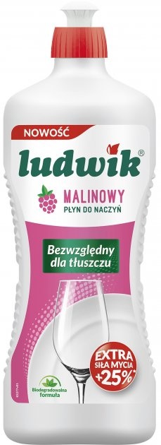 Засіб для миття посуду Ludwik Малина 900 мл фото