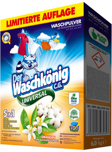 Пральний порошок Der Waschkönig Universal 6кг фото