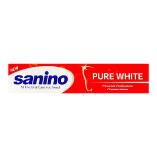 Зубна паста Sanino Pure White Відбілювальна 50 мл фото