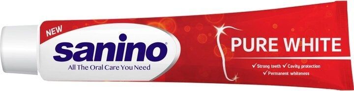 Зубная паста Sanino Pure White Отбеливающая 50 мл фото