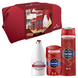 Подарочный набор Old Spice Traveller Captain: Гель для душа 3-в-1 250 мл + Твердый дезодорант 50 мл + Лосьон после бритья 100 мл + Косметичка  фото 1