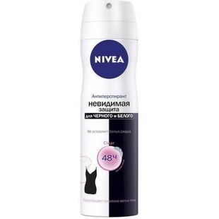 Дезодорант-антиперспирант Nivea Clear Невидимая защита для черного и белого, 150 мл фото