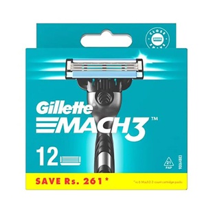 Змінні картриджі для гоління Gillette Mach3, 12 шт фото
