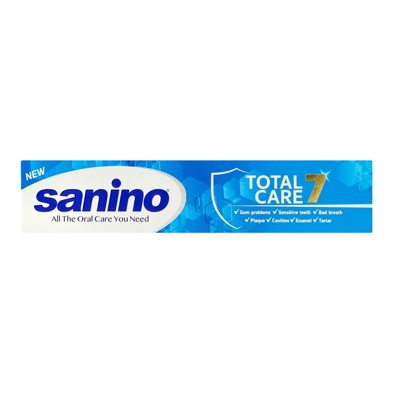 Зубная паста Sanino Комплексный уход Total Care 7 50мл фото