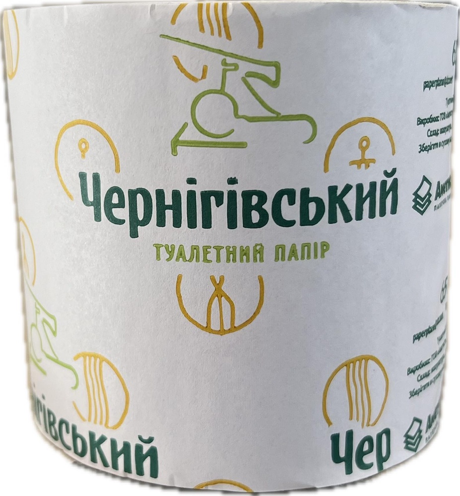 Туалетний папір Чернігівський 65 метрів (спайка) 8шт фото