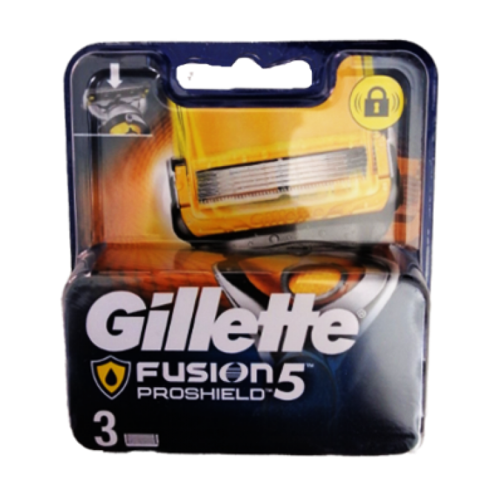 Сменные кассеты Gillette Fusion5 Proshield, 3 шт фото