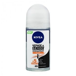Дезодорант-антиперспирант Nivea Extra Черное и Белое Невидимый, 50 мл фото