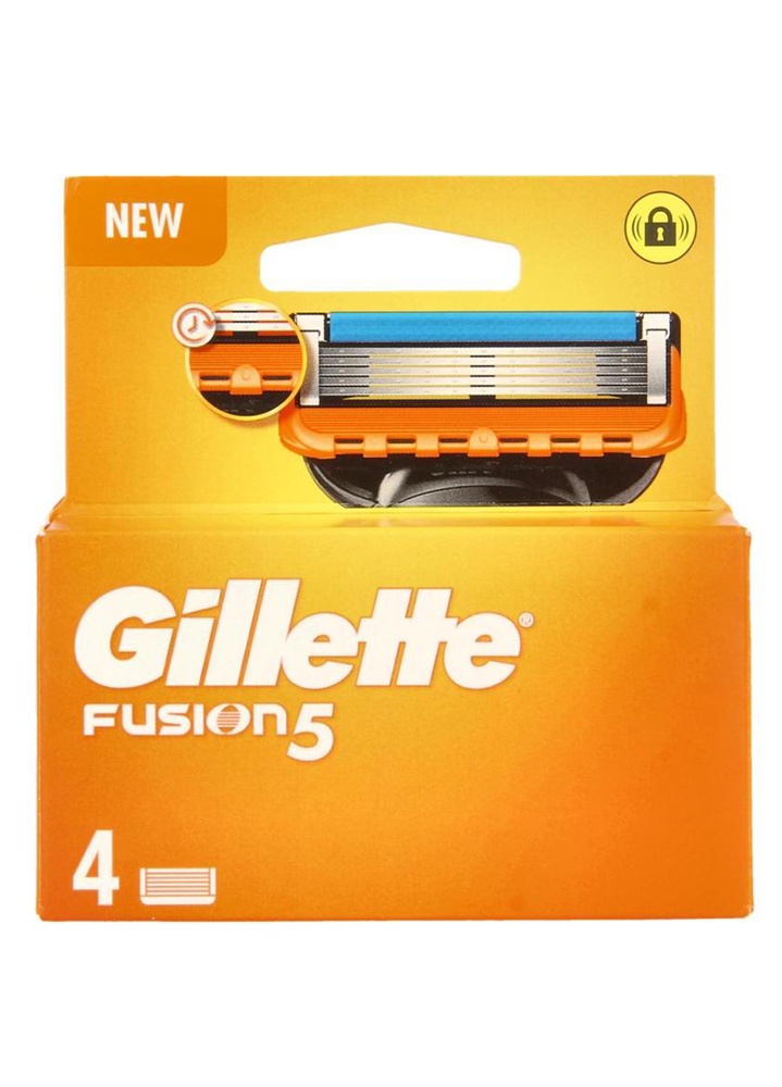 Сменные кассеты для бритья Gillette Fusion 5, 4 шт фото