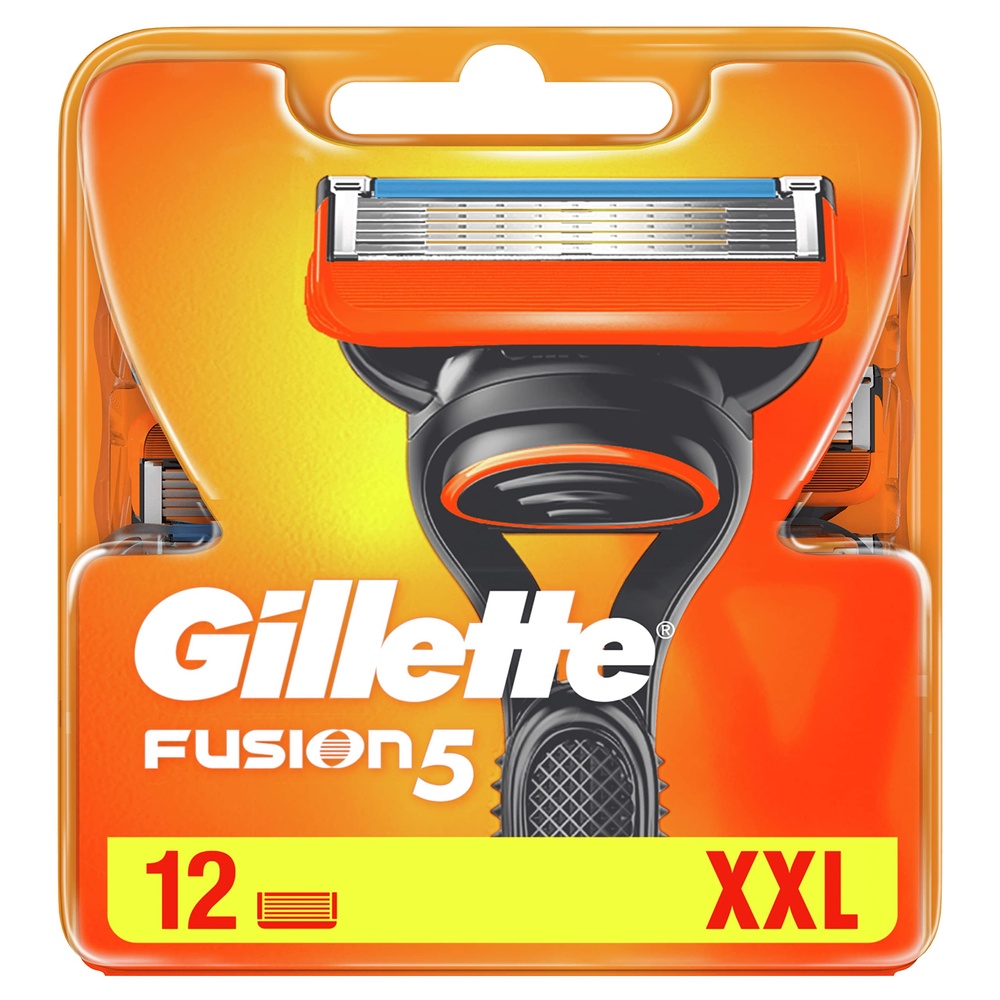 Сменные кассеты для бритья Gillette Fusion 5, 12 шт фото