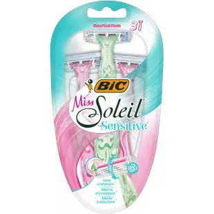 Набір бритв без змінних картриджів BIC Miss Soleil Sensitive, 3 шт фото