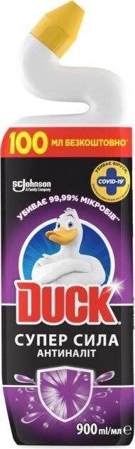 Чистячий гель для унітазу Duck Суперсила Антиналіт 5в1 900 мл фото