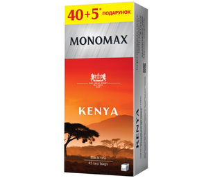 Чай чорний Мономах Kenya 40+5 пакетиків фото