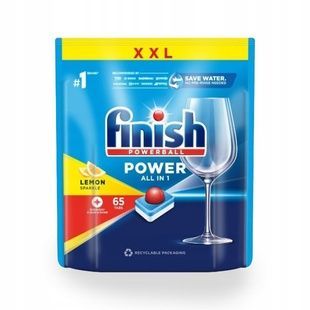 Таблетки для посудомийної машини Finish Powerball Лимон 65 шт фото