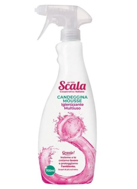 Активна піна-очищувач для ванни і кухні Scala Schiuma attiva-detergente per Bagno e Cucina 750 ml. фото