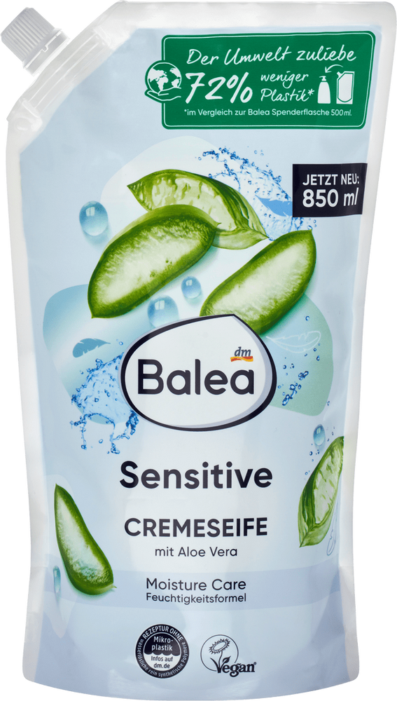 Крем-мыло Balea Sensitive Refill, 850 мл фото