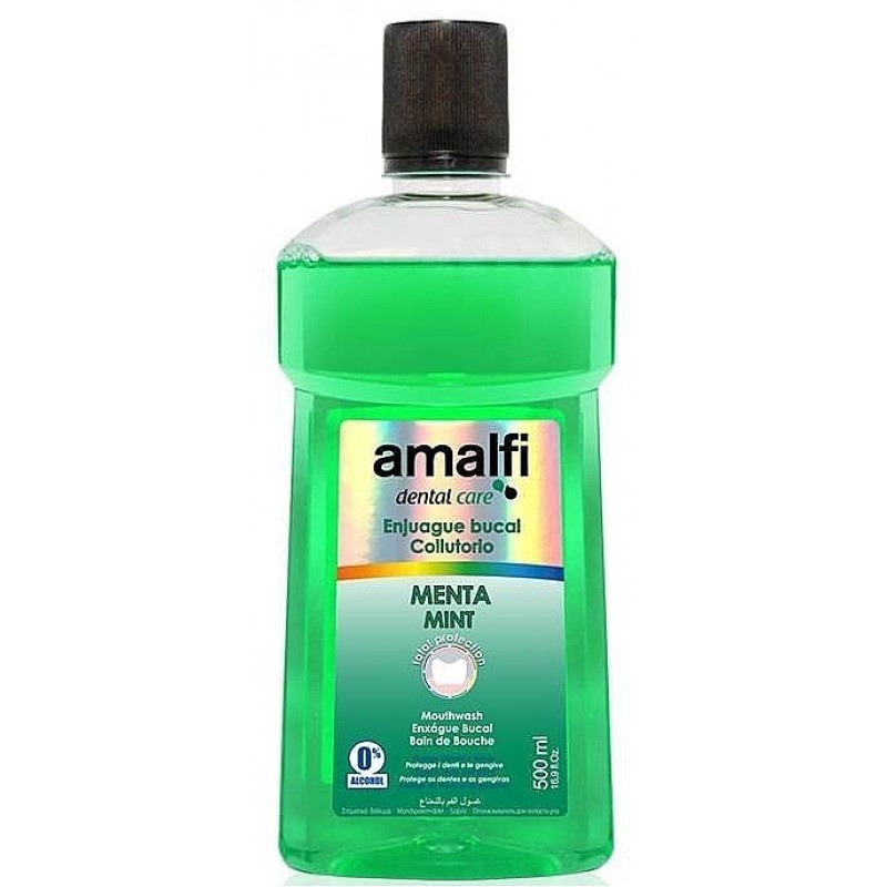 Ополіскувач для ротової порожнини Amalfi Menta Mint 500 мл фото