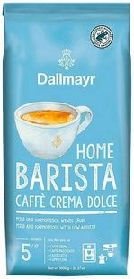 Кофе в зернах Dallmayr Home Barista Caffe Crema Dolce Обжаренный 1 кг фото