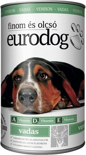 Вологий корм для собак EuroDog з дичиною 415 г фото