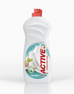 Засіб для миття посуду Active &laquo;Кокос&raquo; (Coconut), 500 мл фото