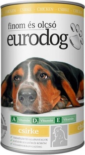 Консерва для собак EuroDog з куркою 415 г фото